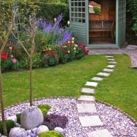 la création originale du dessin du jardin avec photo de fleurs