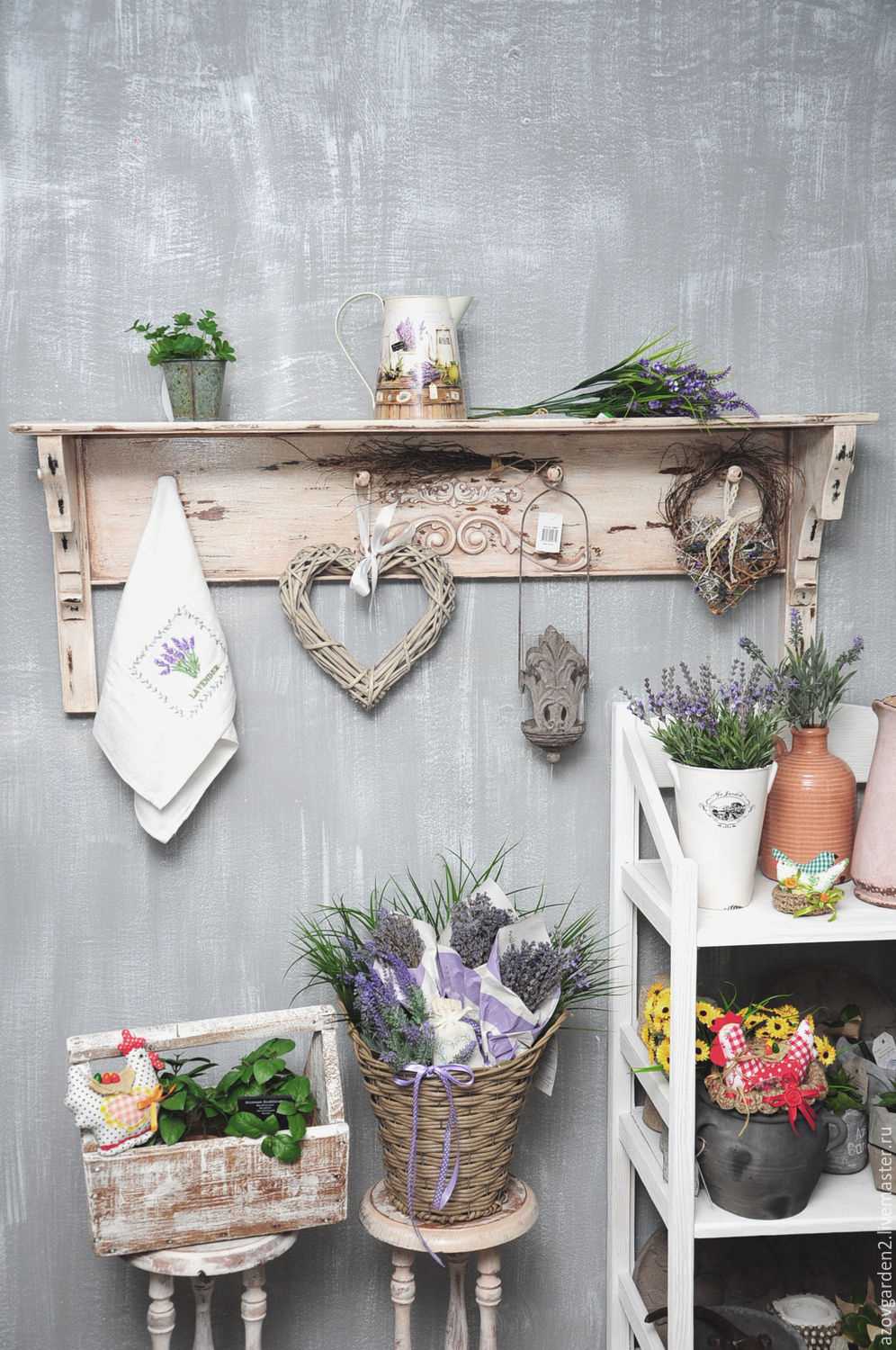 original interior design room in provence style