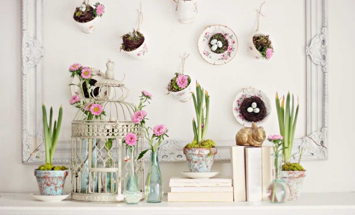 unusual decoration of a provence style apartment design