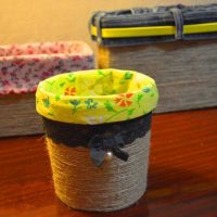 bright design of DIY storage boxes photo