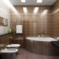 image de la salle de douche design