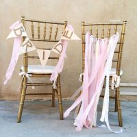 l'idée d'une belle décoration de chaises avec vos propres mains