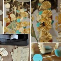 idea of original room decoration with paper photo