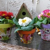 idea of original decor flower pots photo