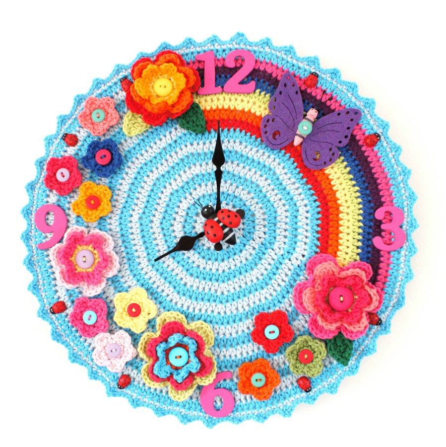 The idea of original DIY wall clock decoration