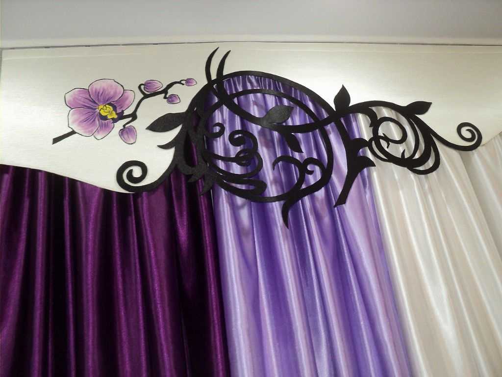 idea of original decoration of curtains