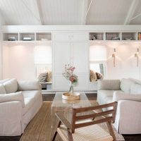 do-it-yourself idea of chic decoration of a living room photo