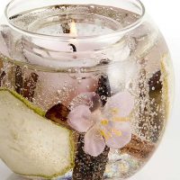 the idea of light decoration of candles with your own hands photo