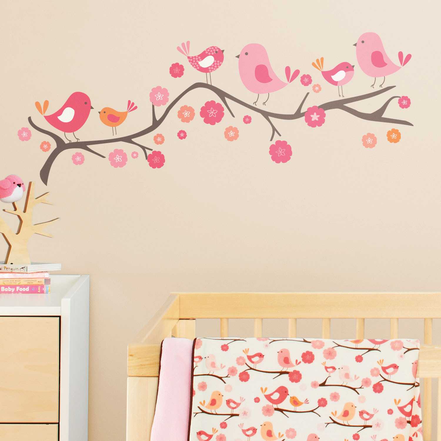 the idea of chic decorating a nursery