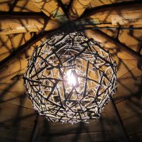 the idea of a beautiful decoration of the room with a tree do it yourself picture