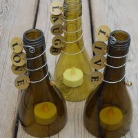 do-it-yourself idea of a gorgeous candle decor photo