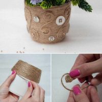 the idea of beautiful decoration of flower pots picture
