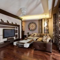 unusual style of a drawing room in east style picture