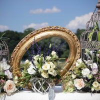 unusual decoration of a room design in provence style