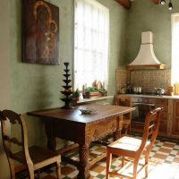 idea of a modern room interior in a rustic style photo