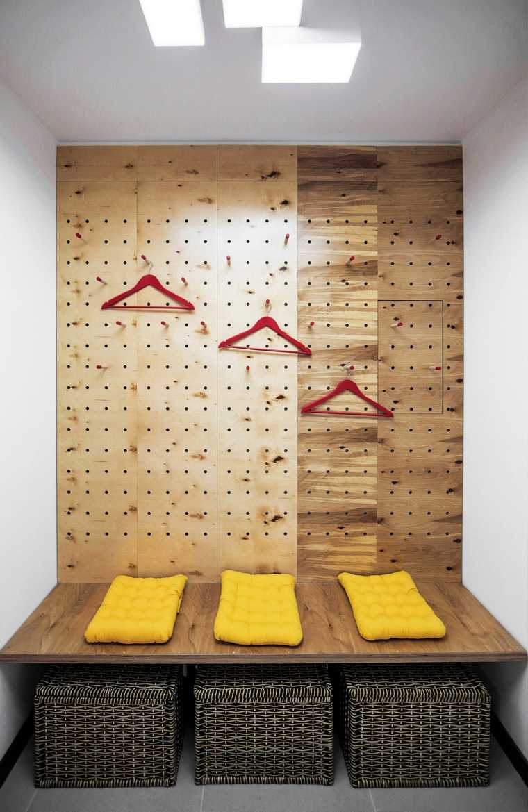 version du décor lumineux du couloir