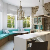 idea of a beautiful rustic kitchen decor photo