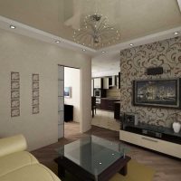 idée de design lumineux appartement de 2 pièces exemple de photo