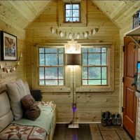 the idea of a bright style house in the village picture