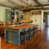 the idea of an unusual bedroom interior in a rustic style picture