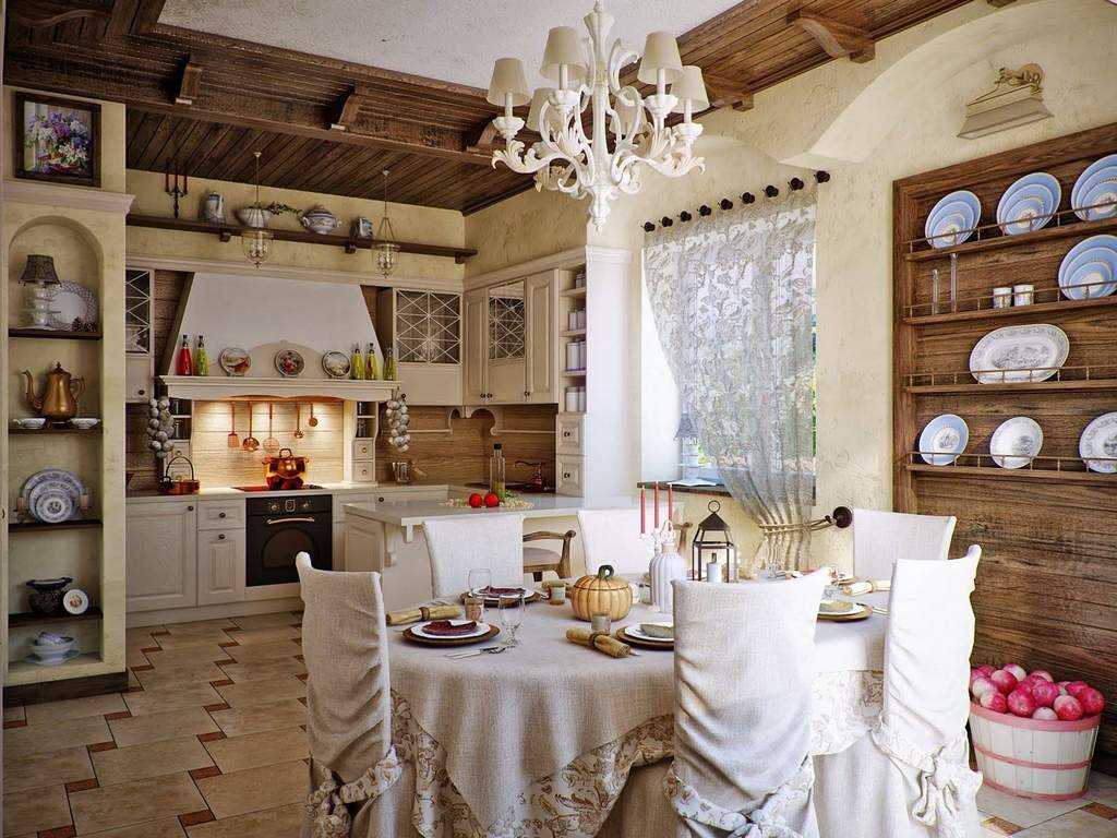 the idea of an unusual design of a rustic kitchen