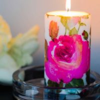 the idea of original decoration of objects for March 8 picture