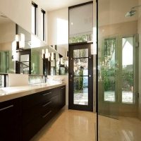 the idea of a bright style of a bathroom in an apartment picture