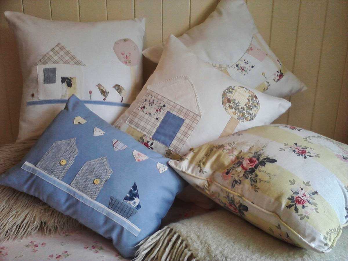 the idea of unusual decorative pillows in the style of the living room