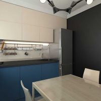 version de la belle décoration de la cuisine appartement de 3 pièces photo