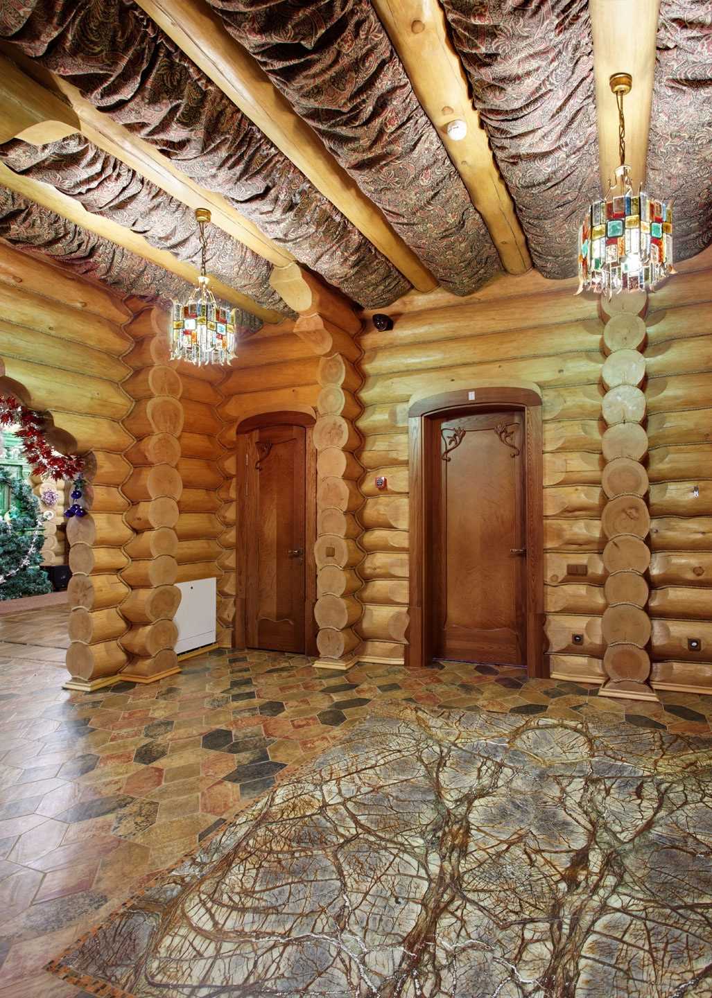 idea of an original style of a house in a village