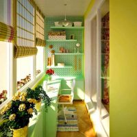 idea of unusual interior of a small balcony picture