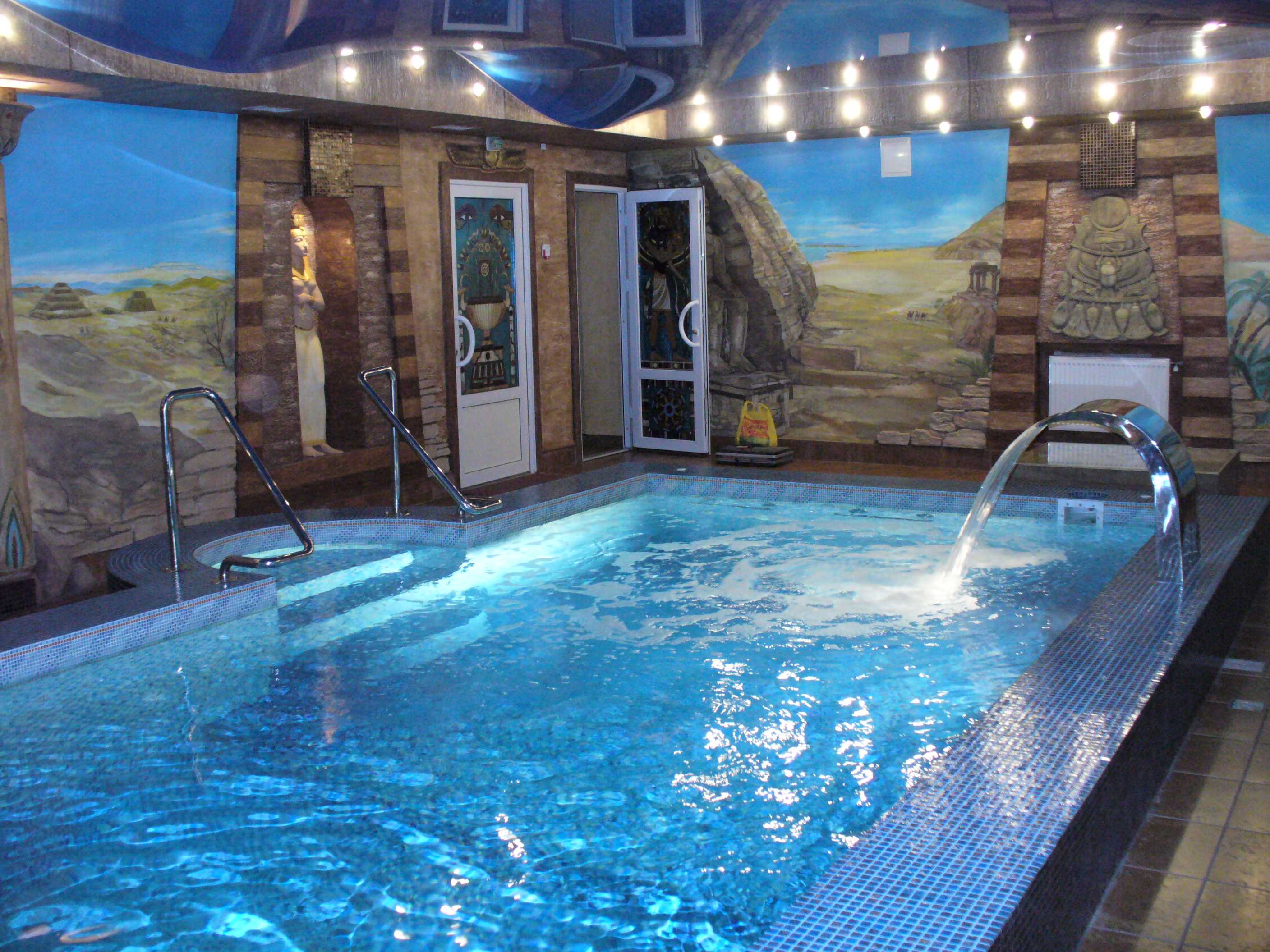 idea of modern design of a small pool