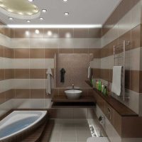 the idea of the original interior of the bathroom in the apartment picture