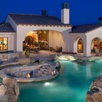 idea of a beautiful decor of a small pool photo