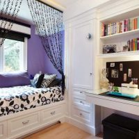 idea of ​​an original style of a bedroom for a girl picture