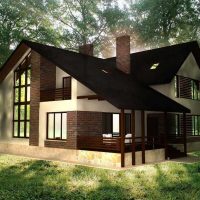 the idea of the original facade of the cottage photo