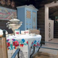 idea of a beautiful design of a summer house in the village photo