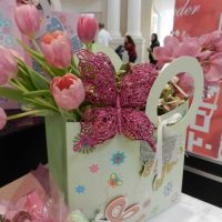 the idea of beautiful decoration of objects for March 8 picture