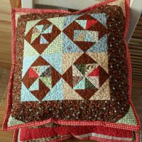 the idea of original decorative pillows in the interior of the living room picture