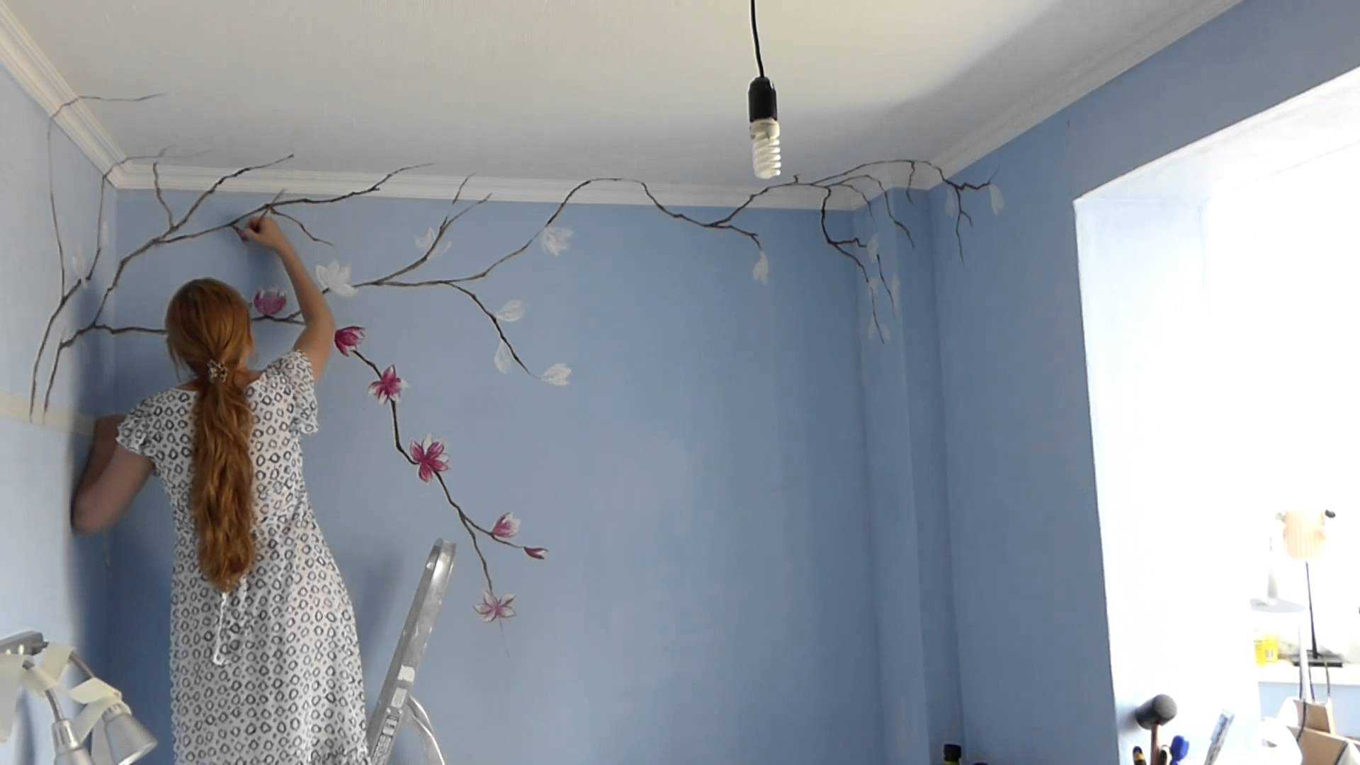 l'idée d'un décor d'appartement moderne avec un motif décoratif sur le mur