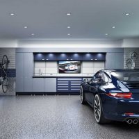 idea of a bright interior garage photo