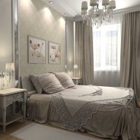 the idea of stylish decoration of the design of the bedroom photo