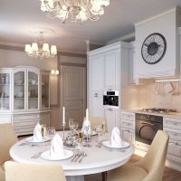 idée d'une photo de cuisine de style lumineux