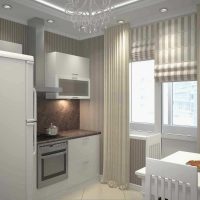 version du dessin original d'un exemple de photo d'un appartement de 2 pièces