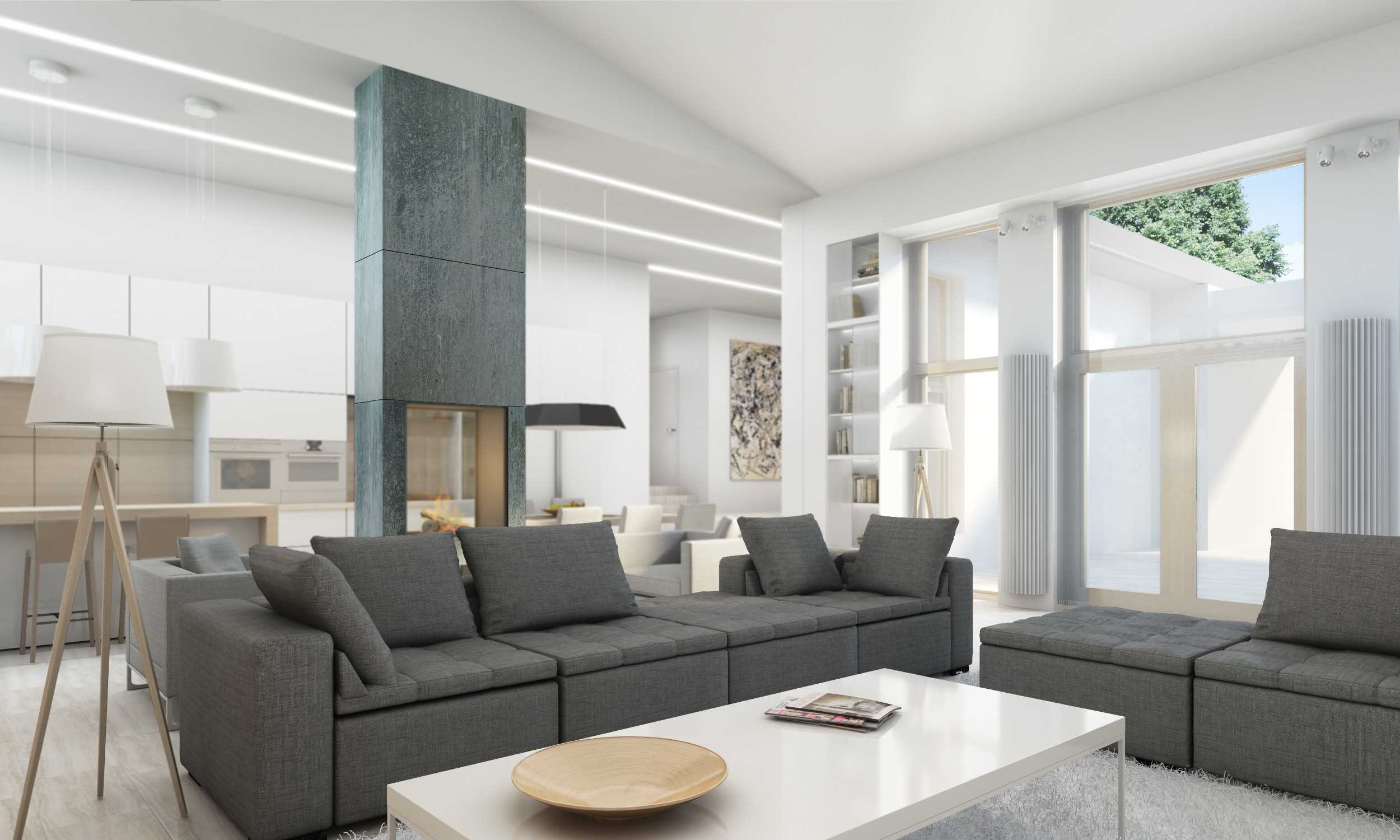 the idea of the original interior of the house in the village