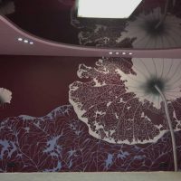 version d'un beau décor de chambre avec un motif décoratif sur le mur photo