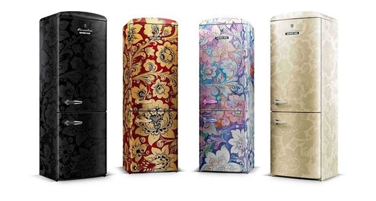 variante de décoration lumineuse du réfrigérateur