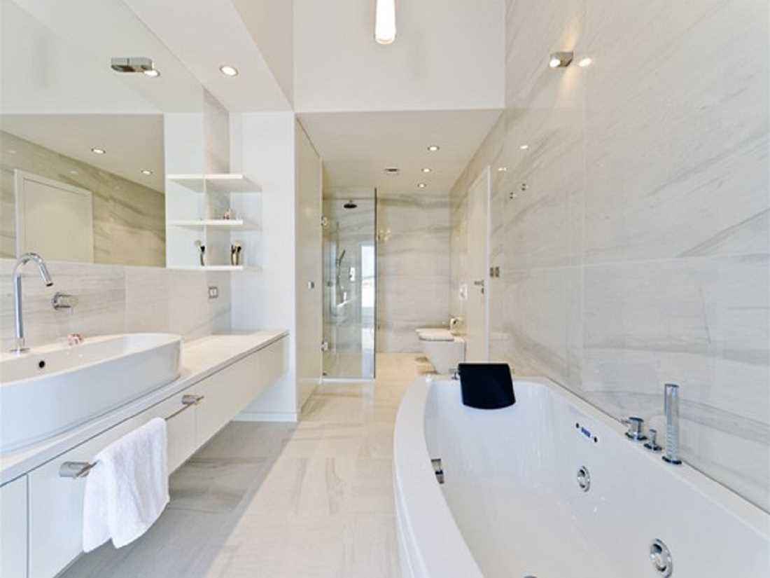 the idea of the original style of a white bath