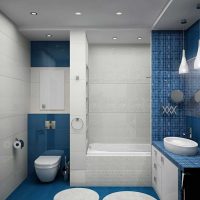idea of unusual design of a bathroom in an apartment picture