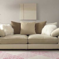the idea of an unusual decor of the living room with a sofa picture
